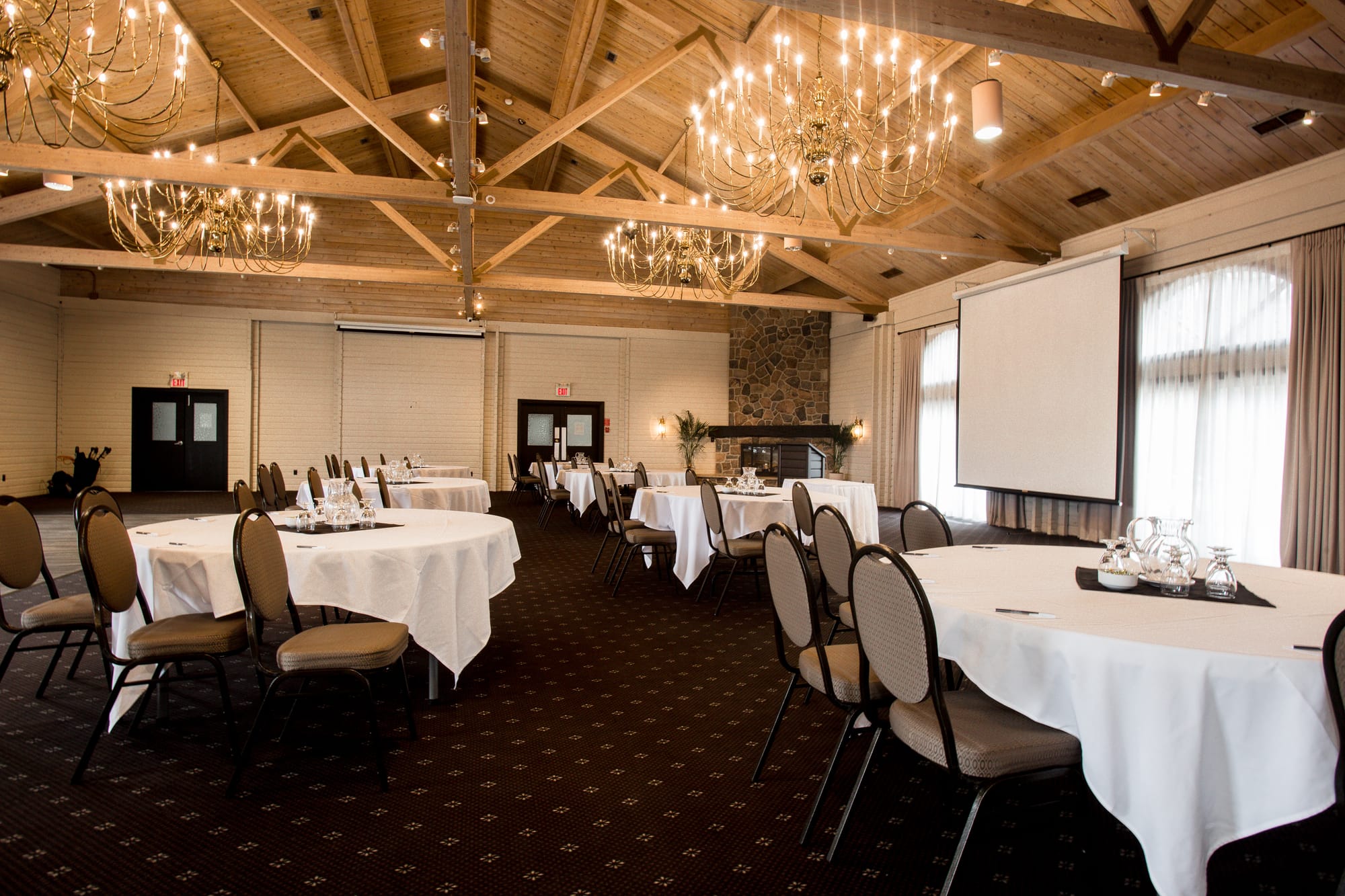 Inside the lodge